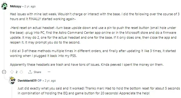 astro a50 not turning on astro a50 not turning on